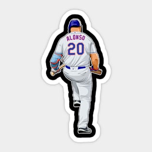 Pete Alonso #20 Break The Bats Sticker